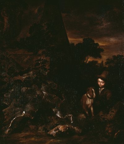 景观与运动员 作者 阿诺德（Arnold Houbraken）